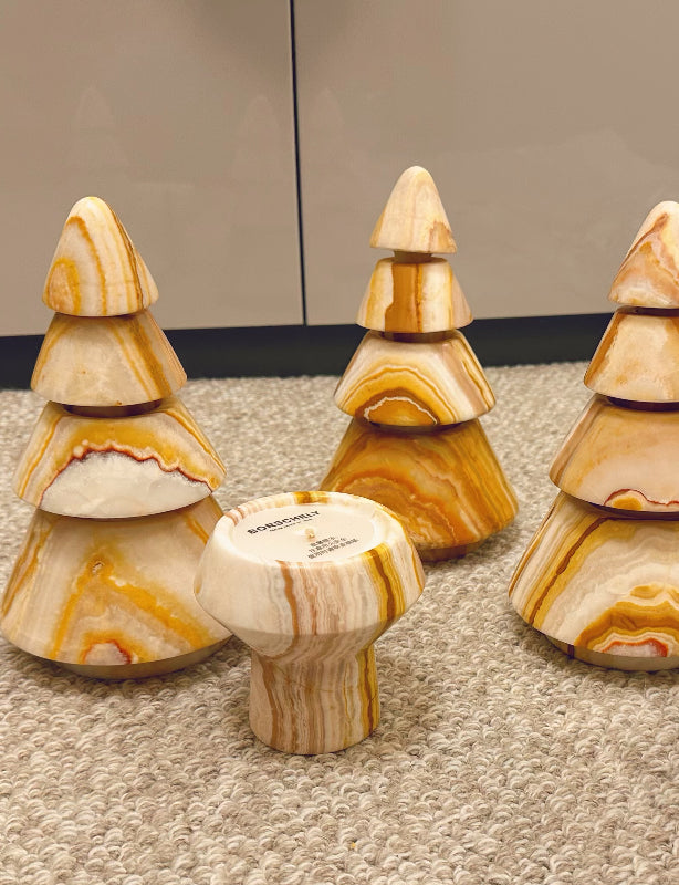 Marble Christmas Tree – Set or Singles,5 Colors