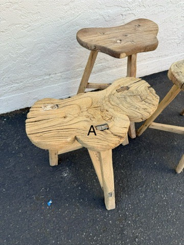 Ling Vintage Scallop High Stool