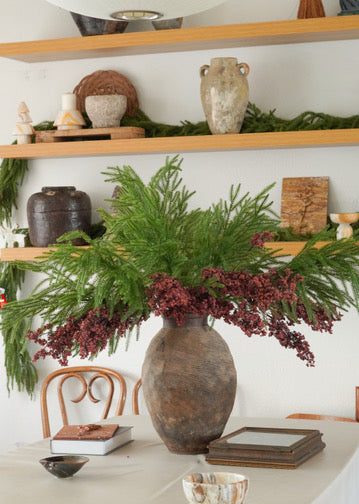 (6)35‘’ Real Touch Christmas Norfolk Pine Stems