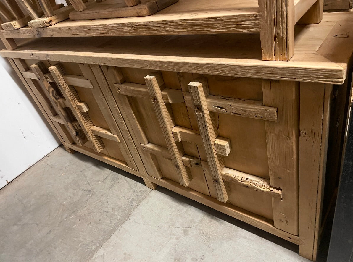 Malibu Reclaimed Door Elm Wood Sideboard