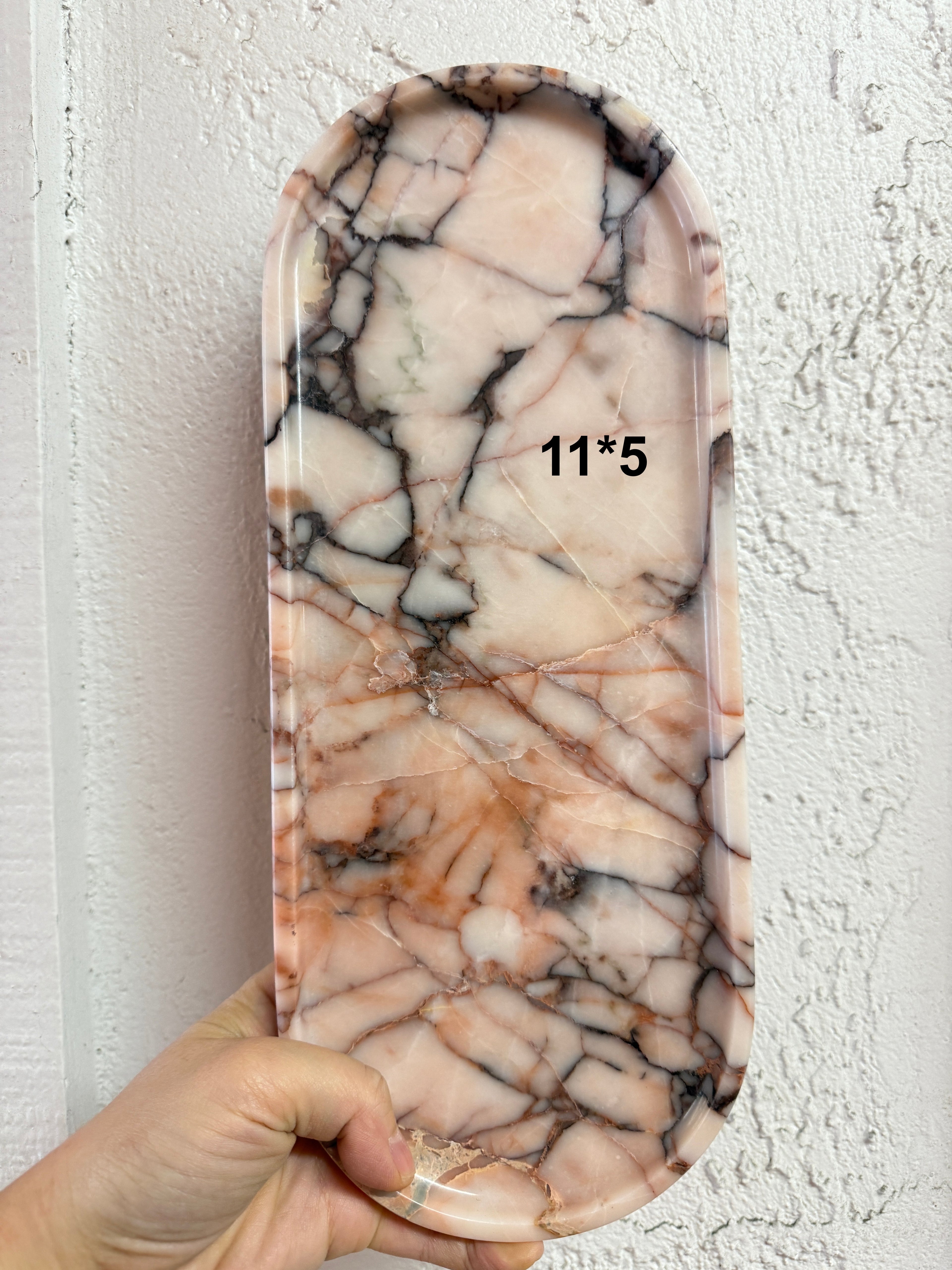 Oval Marble Tray--Various Colors