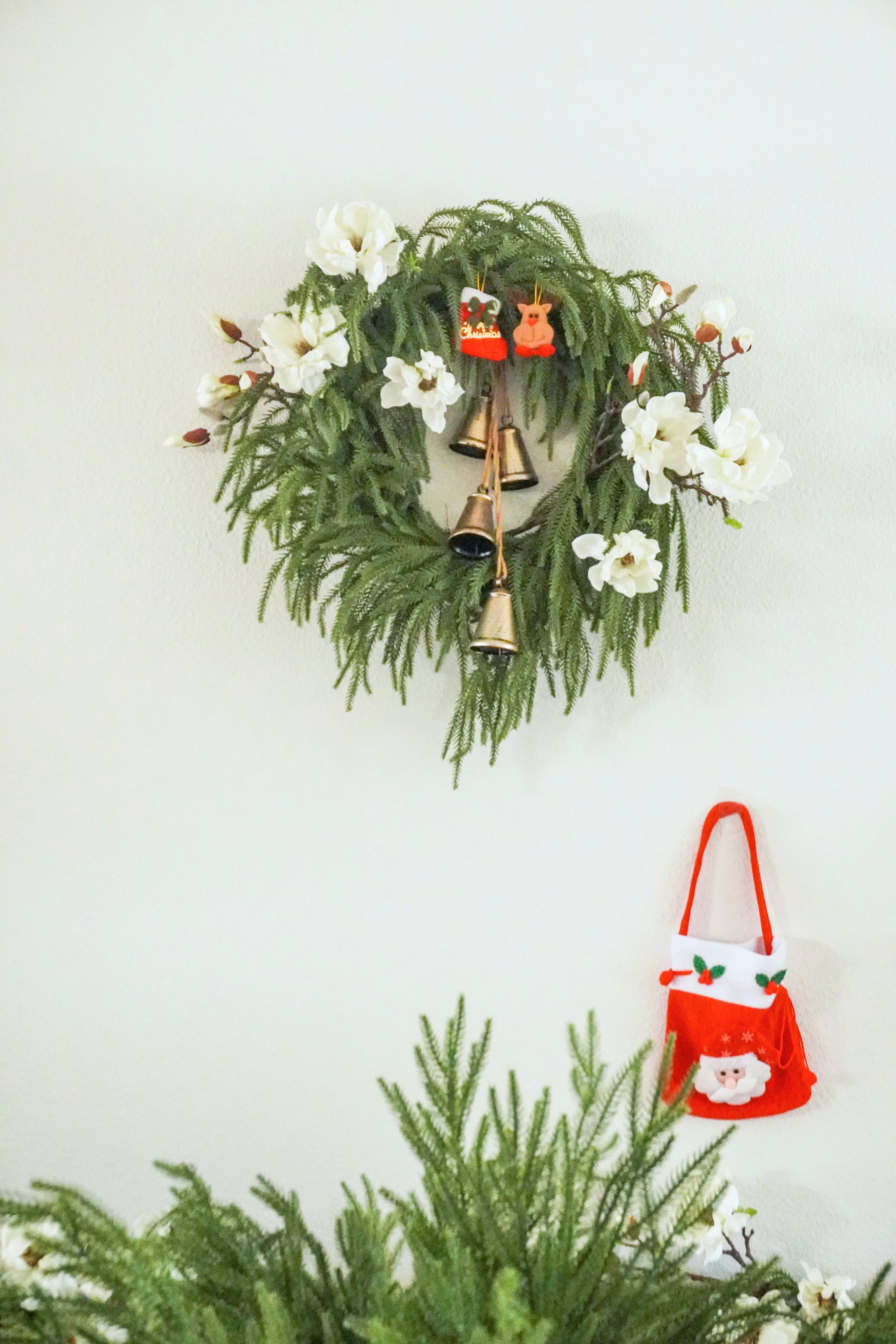 24'' Real Touch Norfolk Pine Wreath