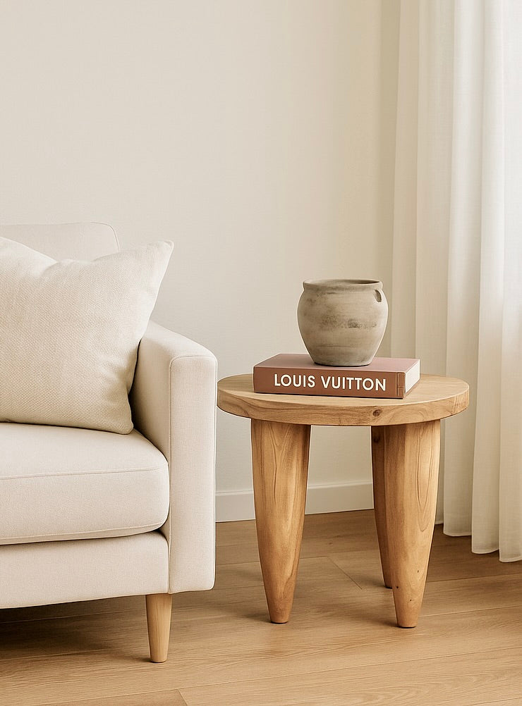 Senufo Stool Bench Side Table