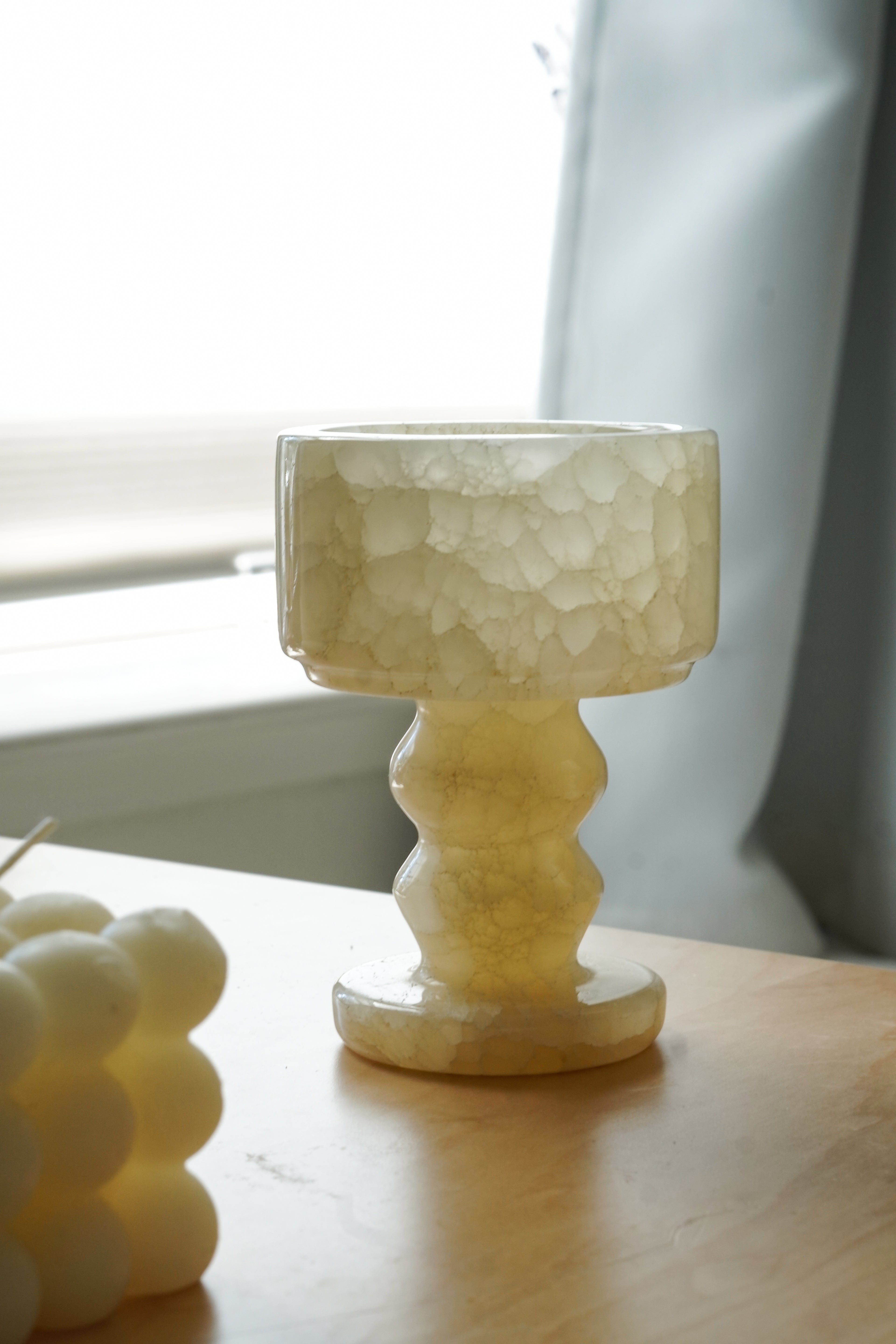 Marble French-Style Candle Holder