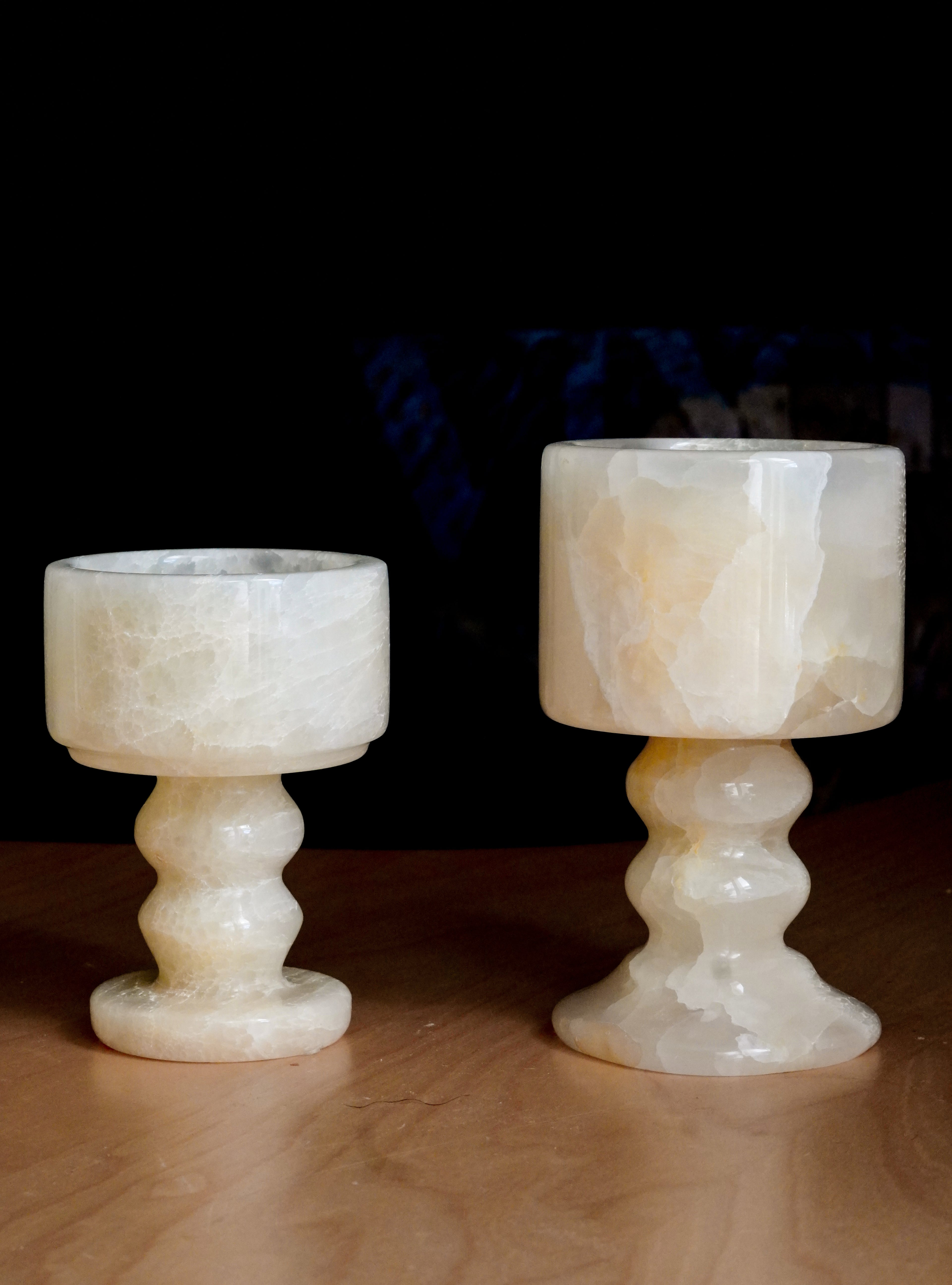 Marble French-Style Candle Holder