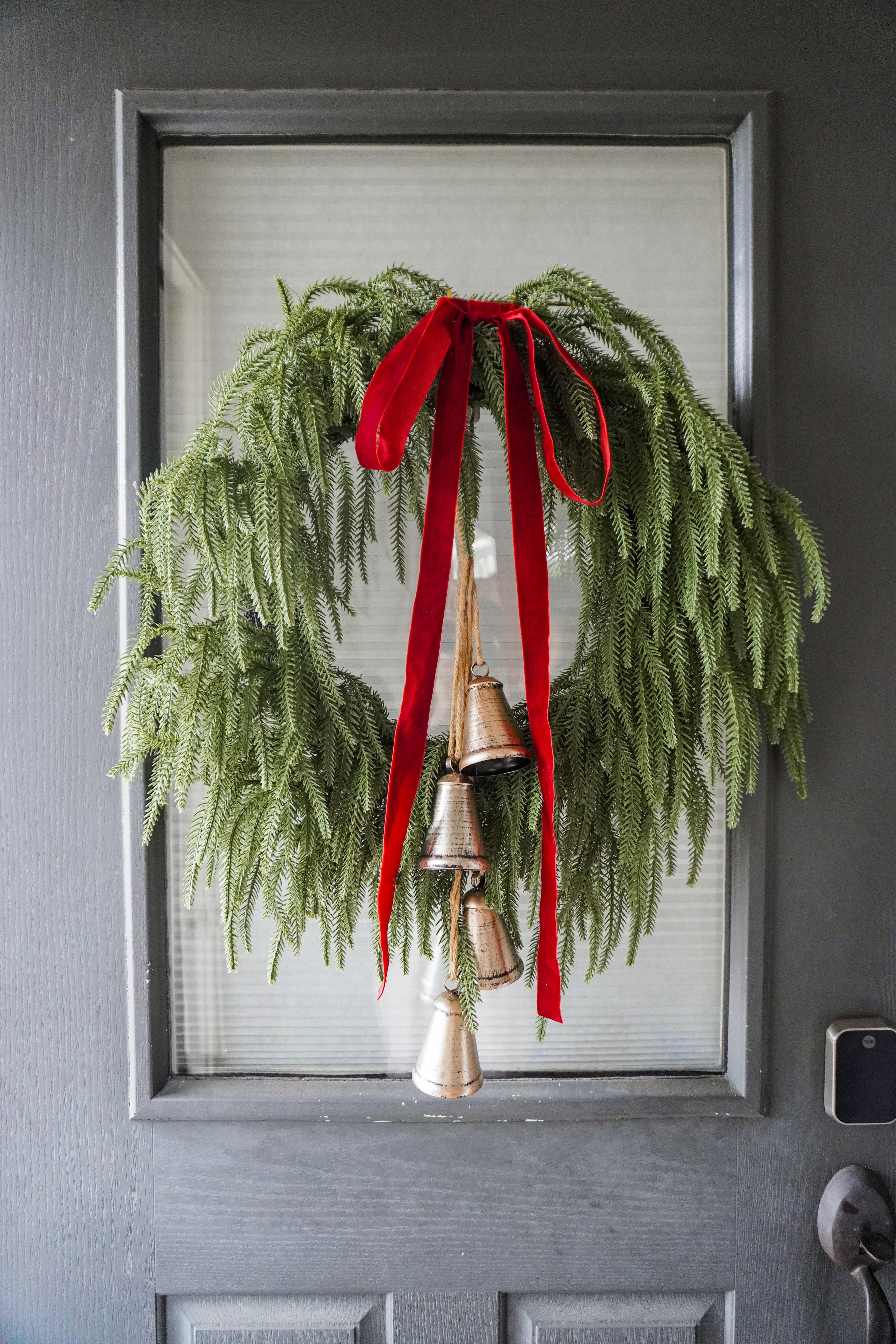 24'' Real Touch Norfolk Pine Wreath
