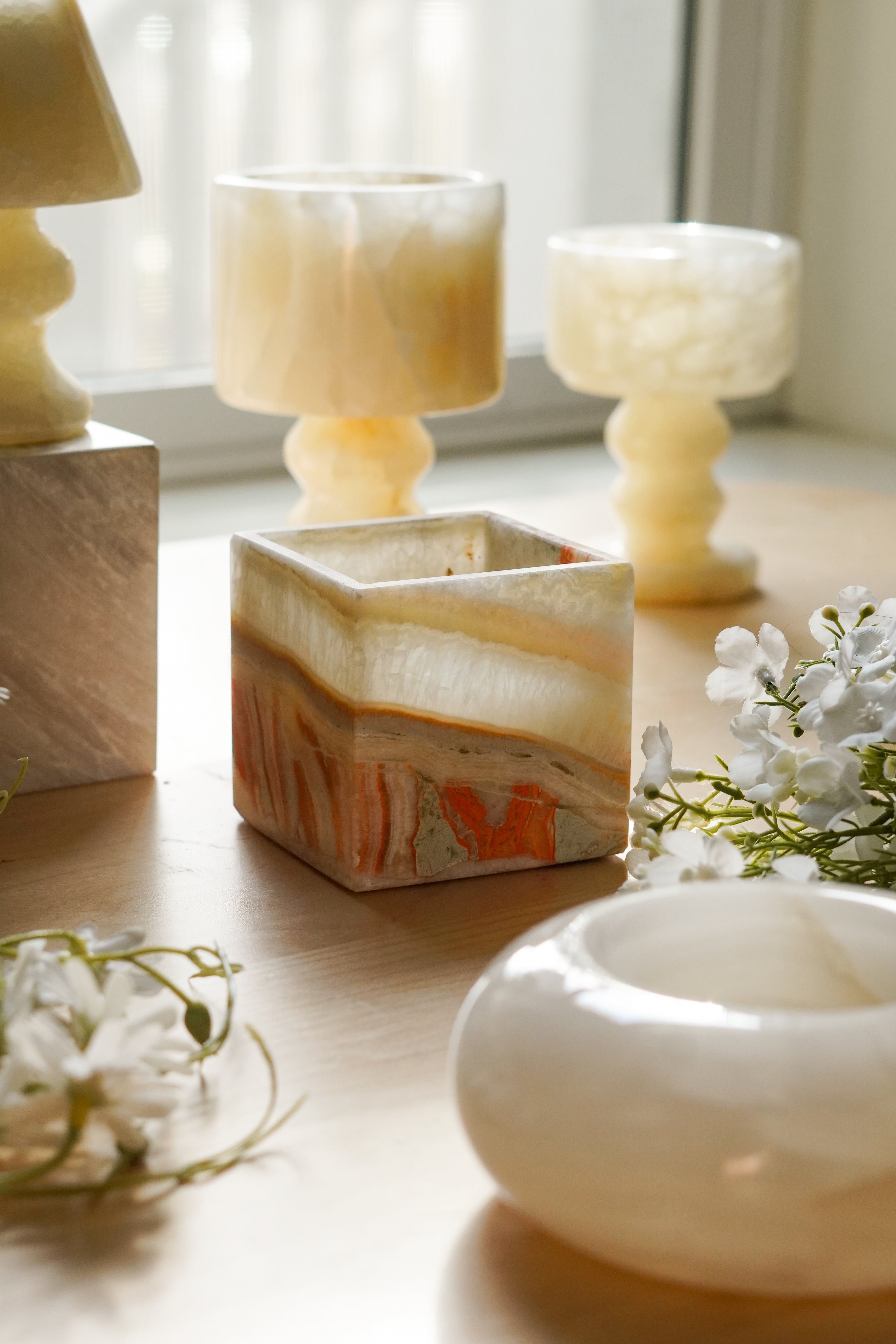 Versatile Marble Cube Holder