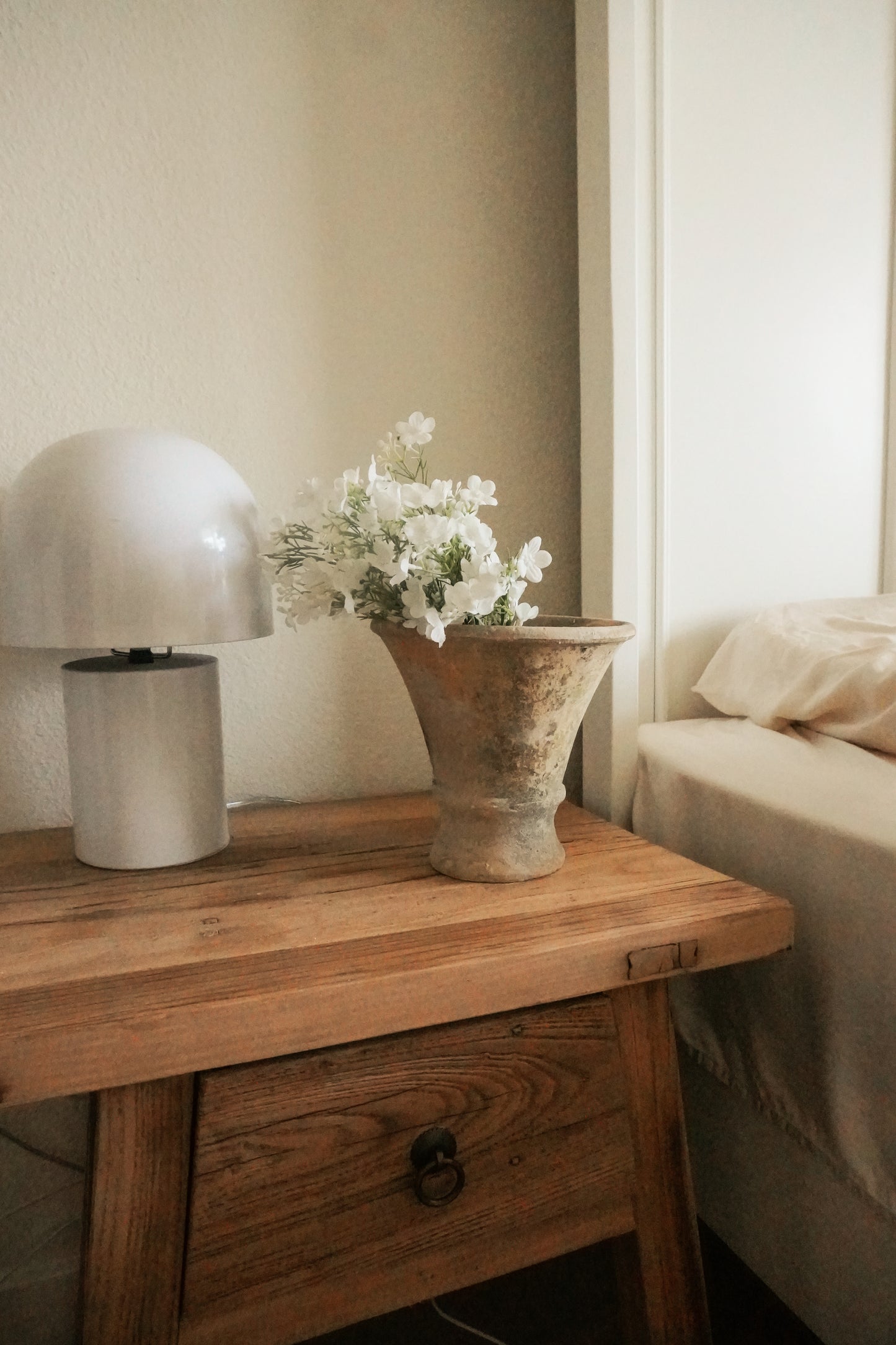 Miji Vintage Clay Vase, Rustic Terracotta Pot