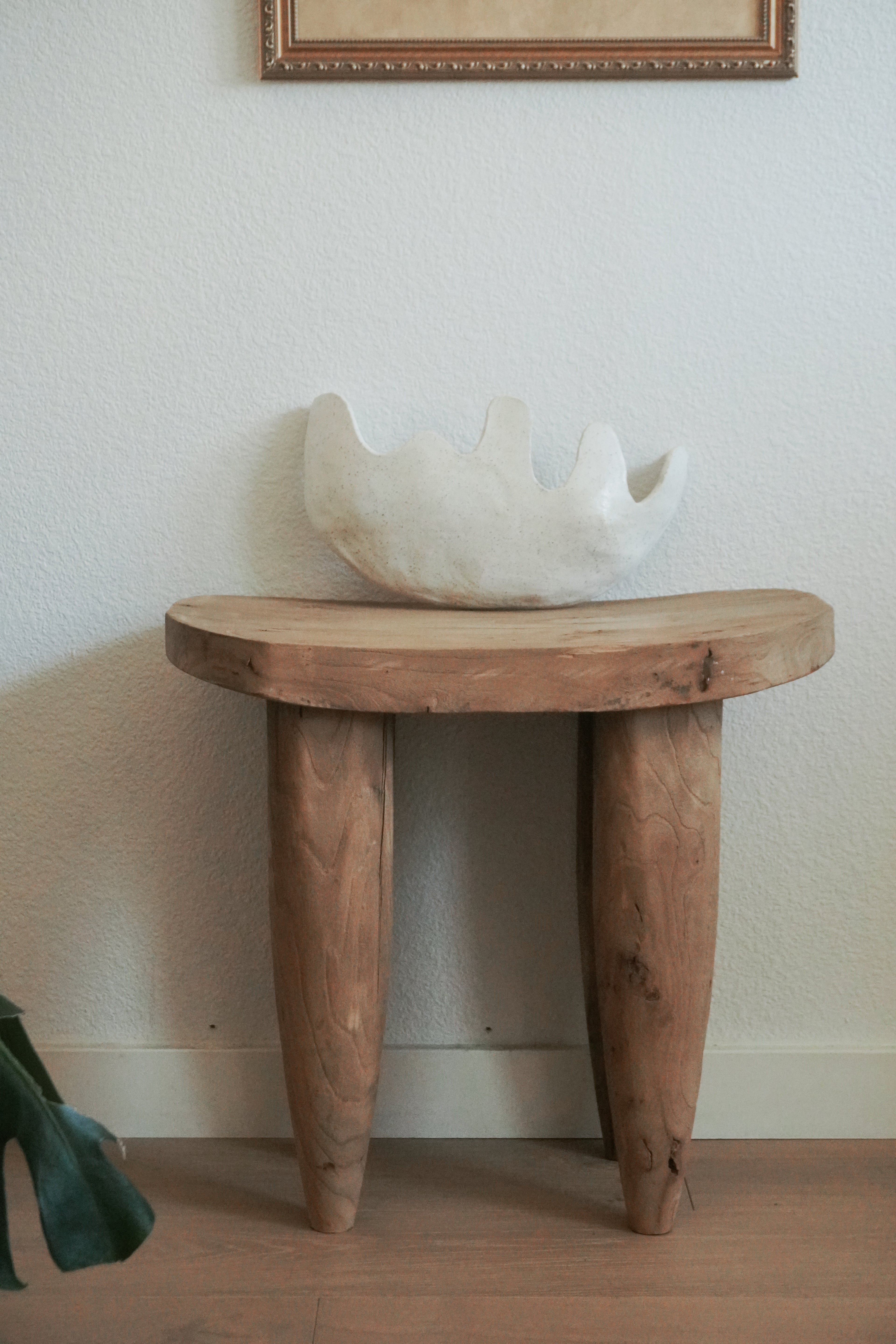 Senufo Stool Bench Side Table