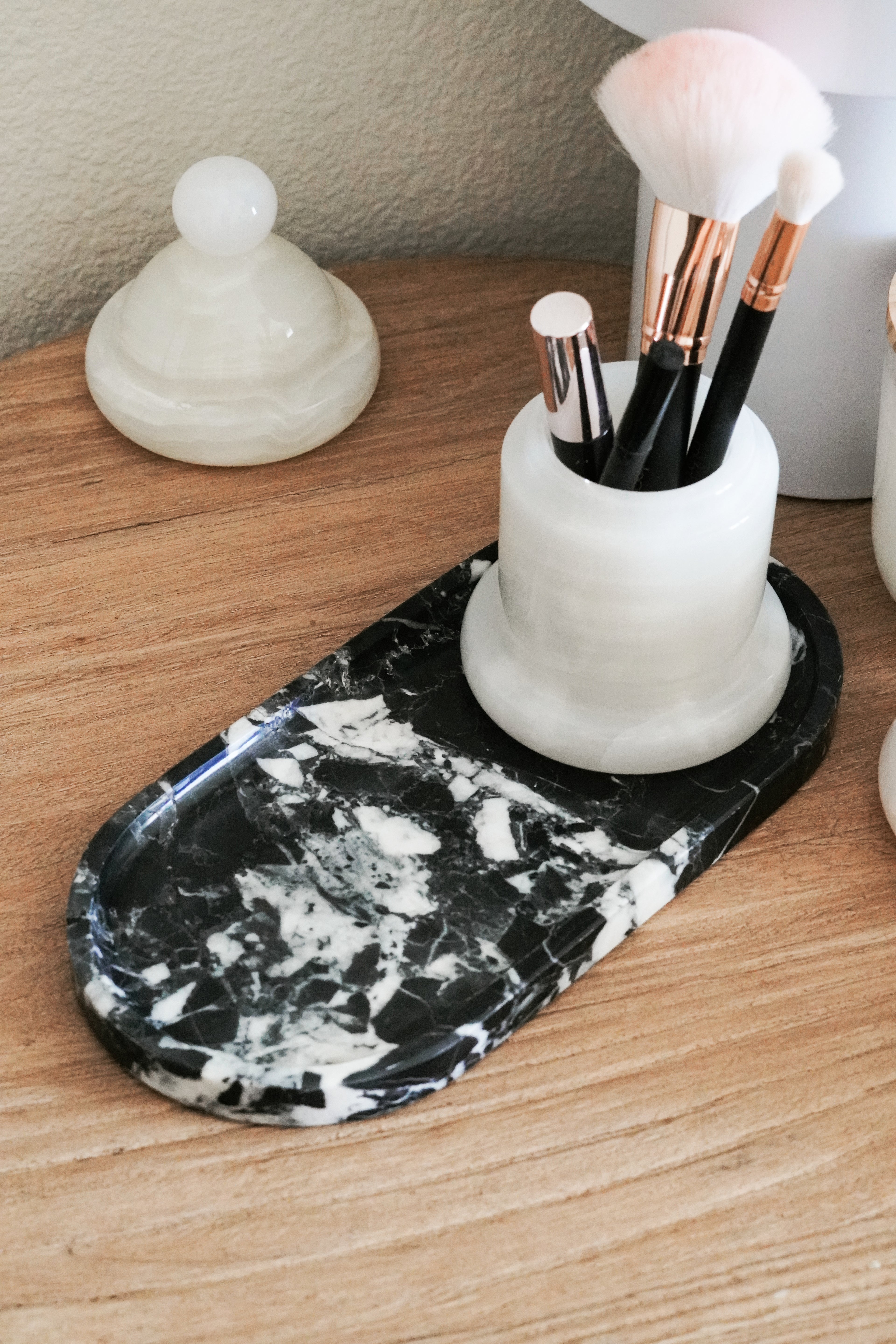 Oval Marble Tray--Various Colors