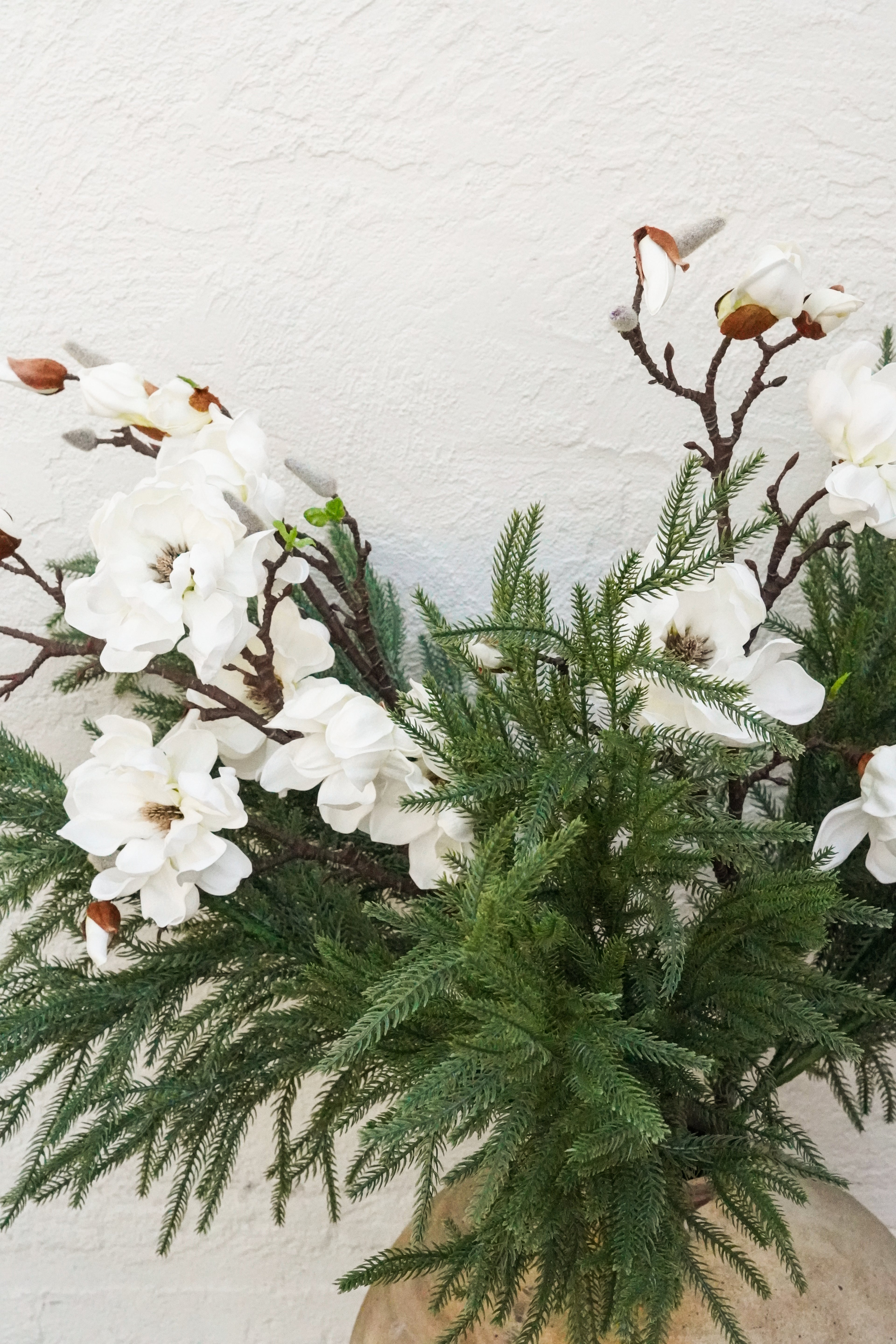 (6)35‘’ Real Touch Christmas Norfolk Pine Stems