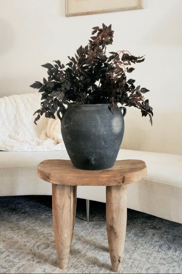 Senufo Stool Bench Side Table