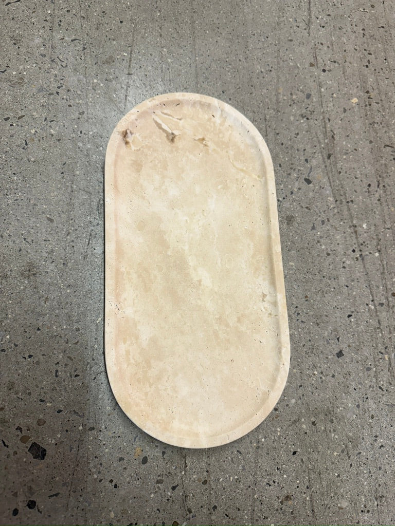 Oval Marble Tray--Various Colors