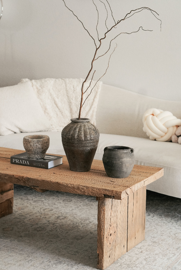 Vintage Rustic Wabi-Sabi Coffee Table - Various Size and Style