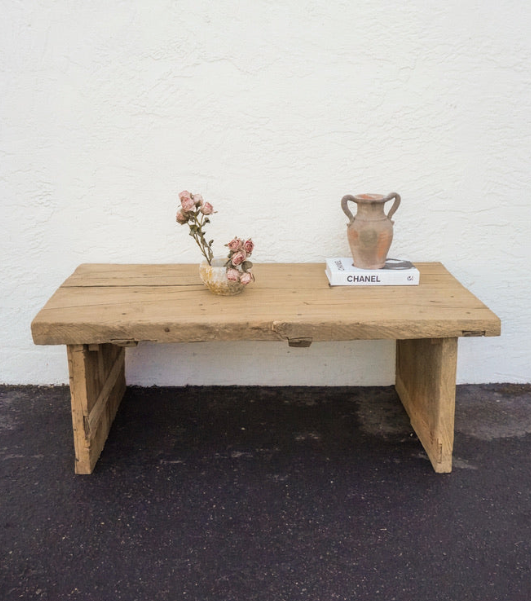 Vintage Rustic Wabi-Sabi Coffee Table - Various Size and Style