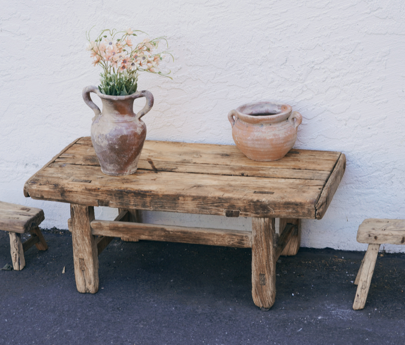 Vintage Rustic Wabi-Sabi Coffee Table - Various Size and Style