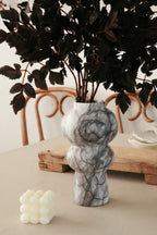 Sculptural Marble Vase – Lilac Marble