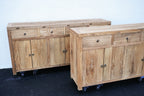 Vintage / Reclaimed Elm Wood Rustic Cabinet