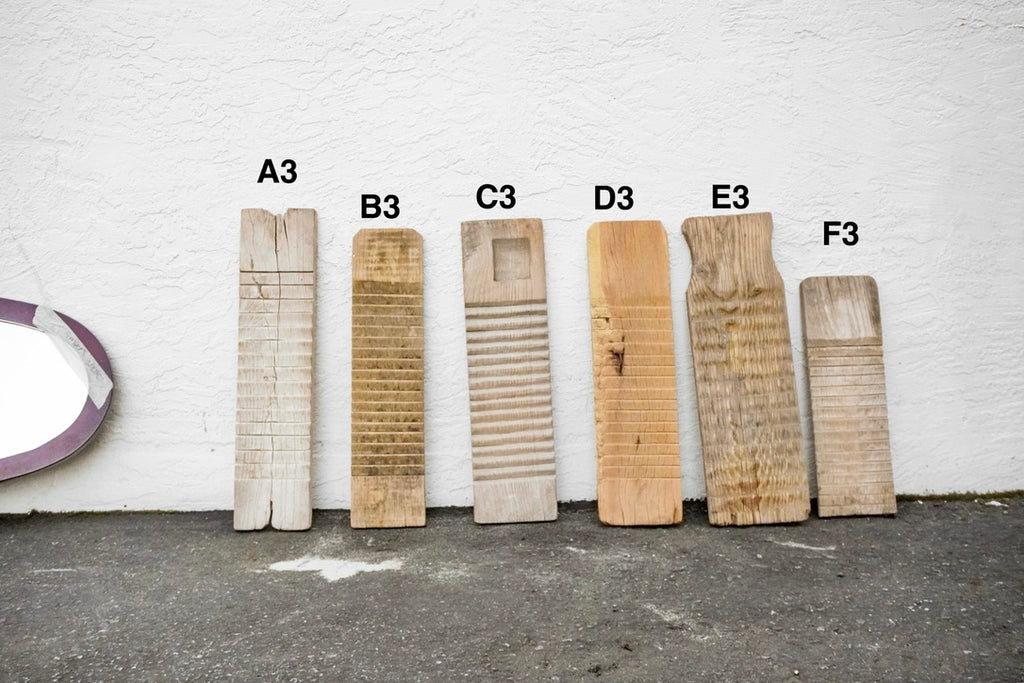Vintage Chinese Wood Washboard