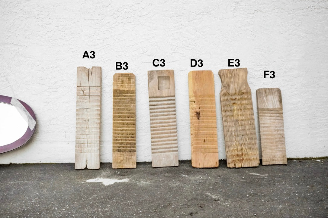 Vintage Chinese Wood Washboard