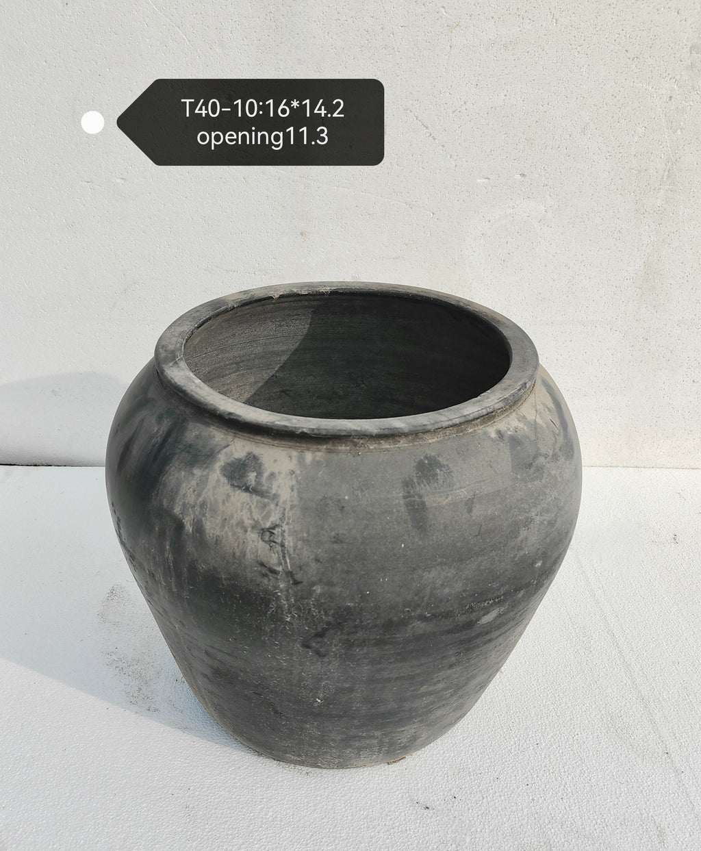 Vintage Rustic Clay Planter-XLarge