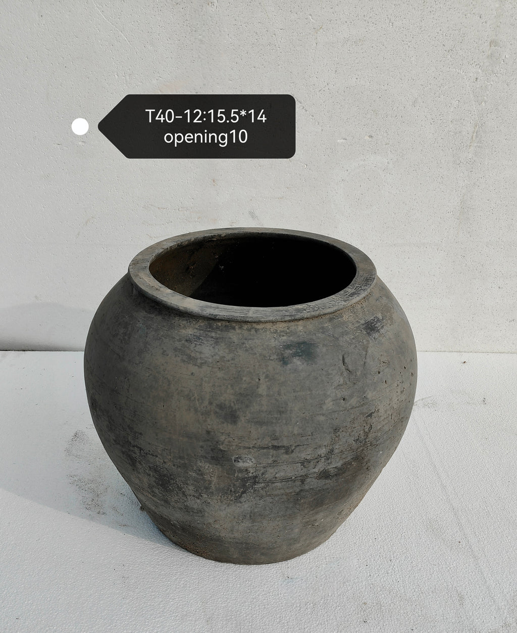 Vintage Rustic Clay Planter-XLarge