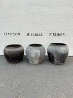 Yee Vintage Wabi-Sabi Rustic Ceramic Planter--Large