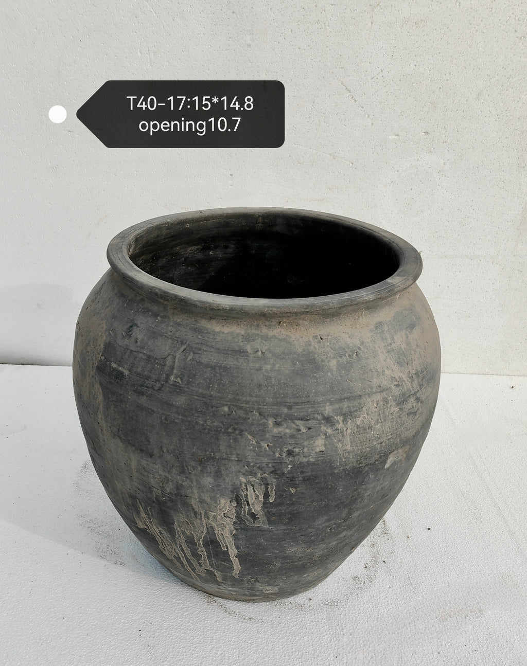 Vintage Rustic Clay Planter-XLarge