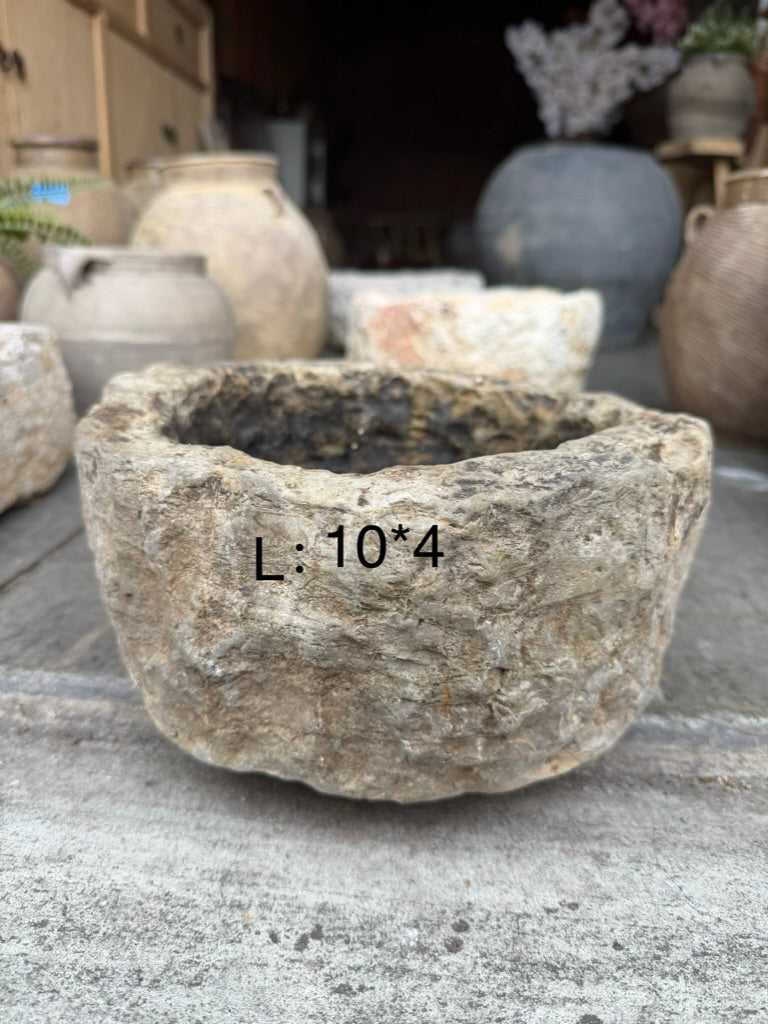 Vintage Stone Bowl Mortar