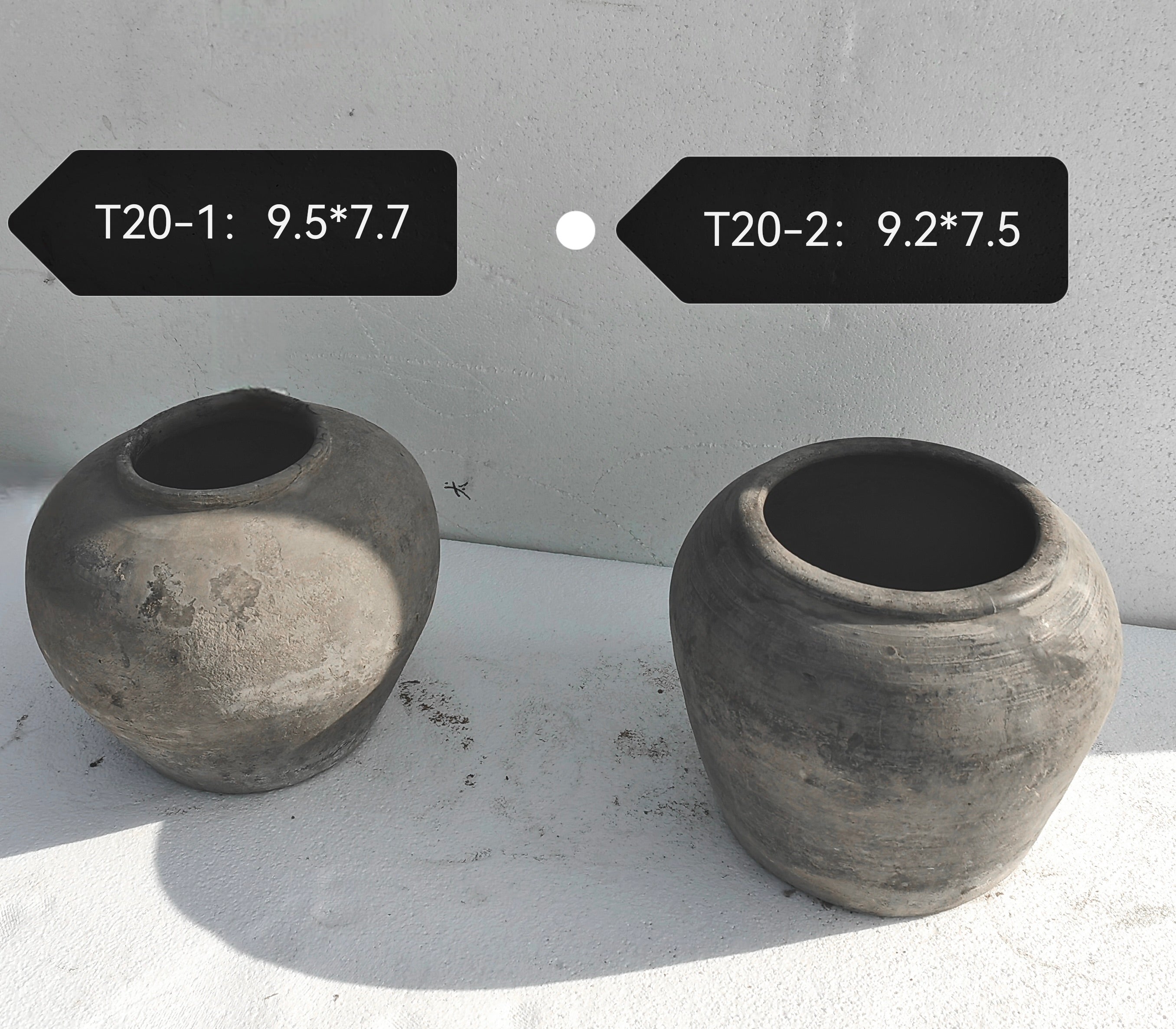 Vintage Rustic Clay Pot-Medium Size