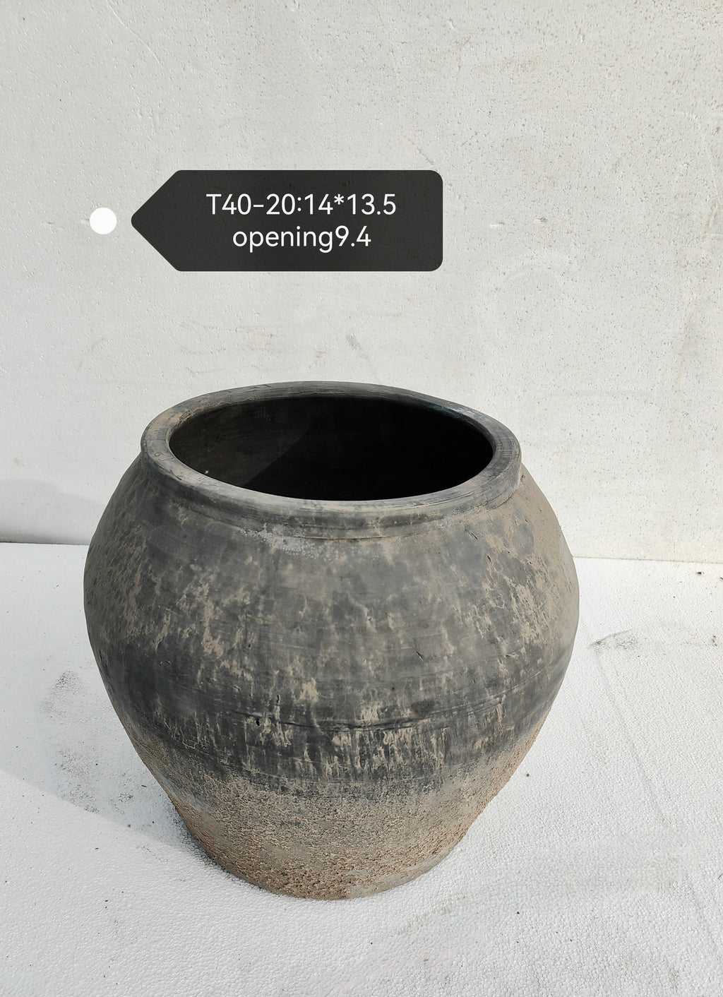 Vintage Rustic Clay Planter-XLarge