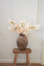 42" Faux Cherry Blossom Stems--White