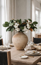 38'' White Magnolia Fake Flower Branch