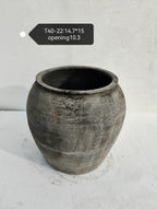 Vintage Rustic Clay Planter-XLarge