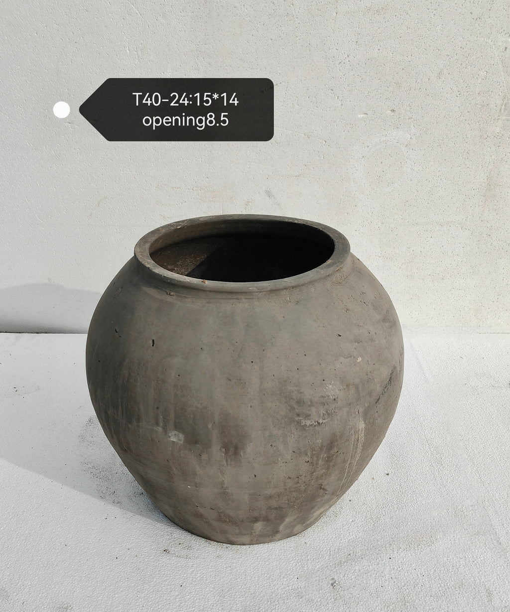 Vintage Rustic Clay Planter-XLarge