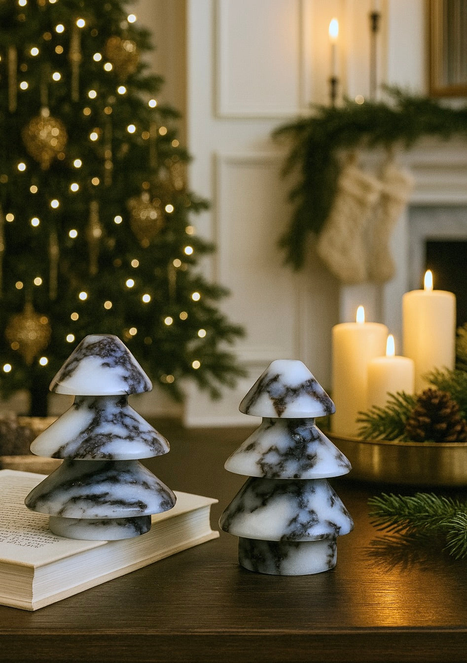 Marble Christmas Tree--Multiple Colors
