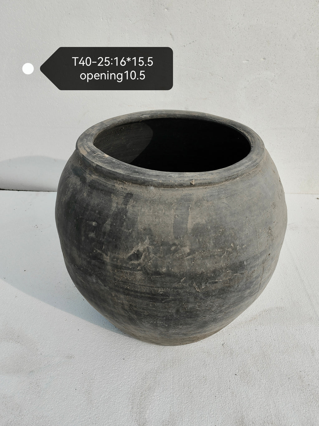 Vintage Rustic Clay Planter-XLarge