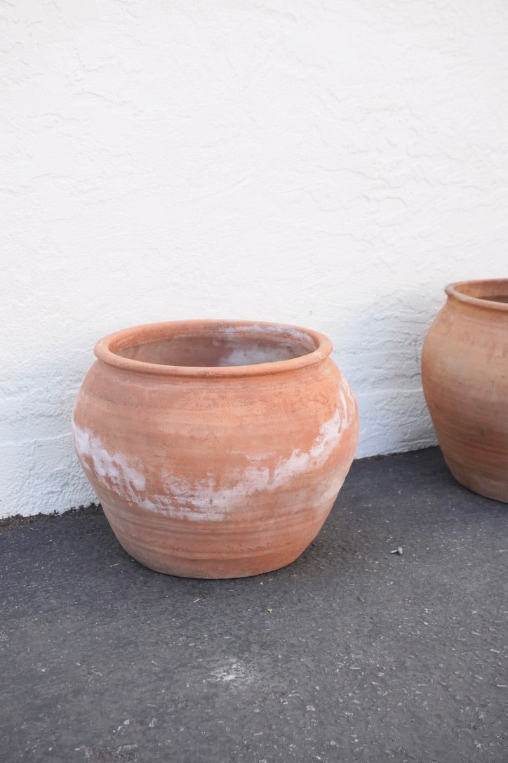 Yee Vintage Wabi-Sabi Rustic Ceramic Planter--Large