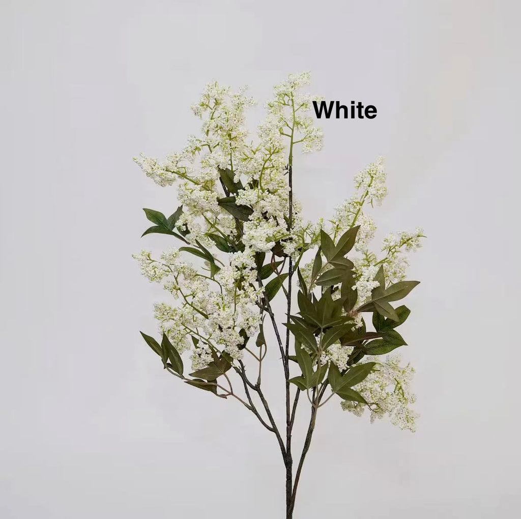 43'' Artificial Berry With Leaves--Multiple Colors