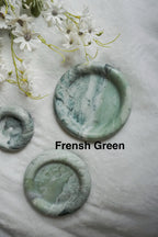 Round Marble Catchall Tray--Multiple Colors
