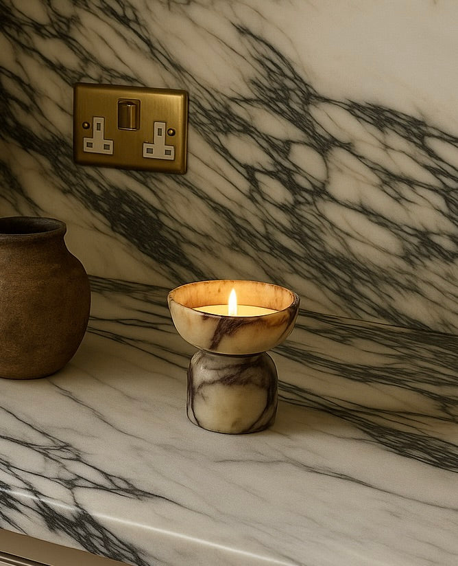 Marble Candle Holder