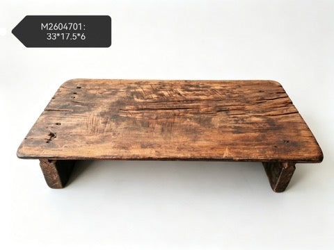 Vintage Wood Wabi-Sabi Coffee Table