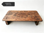 Vintage Wood Wabi-Sabi Coffee Table