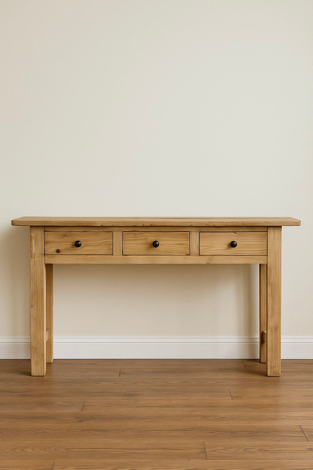 Kai Vintage Reclaimed Elm Wood Console Table with Drawers--2 Sizes