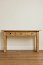 Kai Vintage Reclaimed Elm Wood Console Table with Drawers--2 Sizes