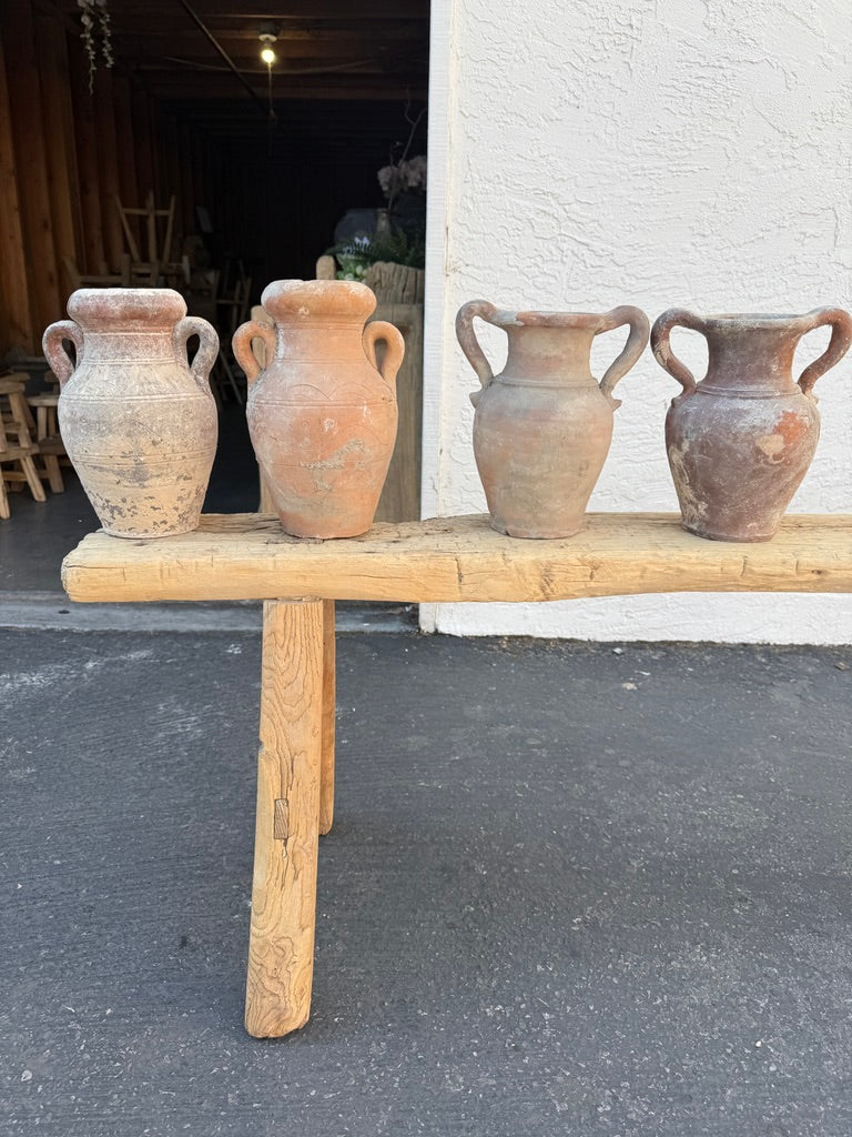 Vintage Rustic Clay Pot Amphora