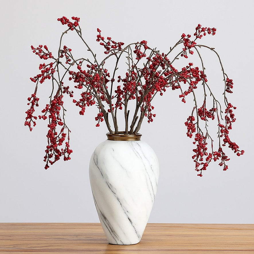 29''Christmas Artificial Red Berry Stems