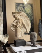 Greek Bacchante Sandstone Sculpture