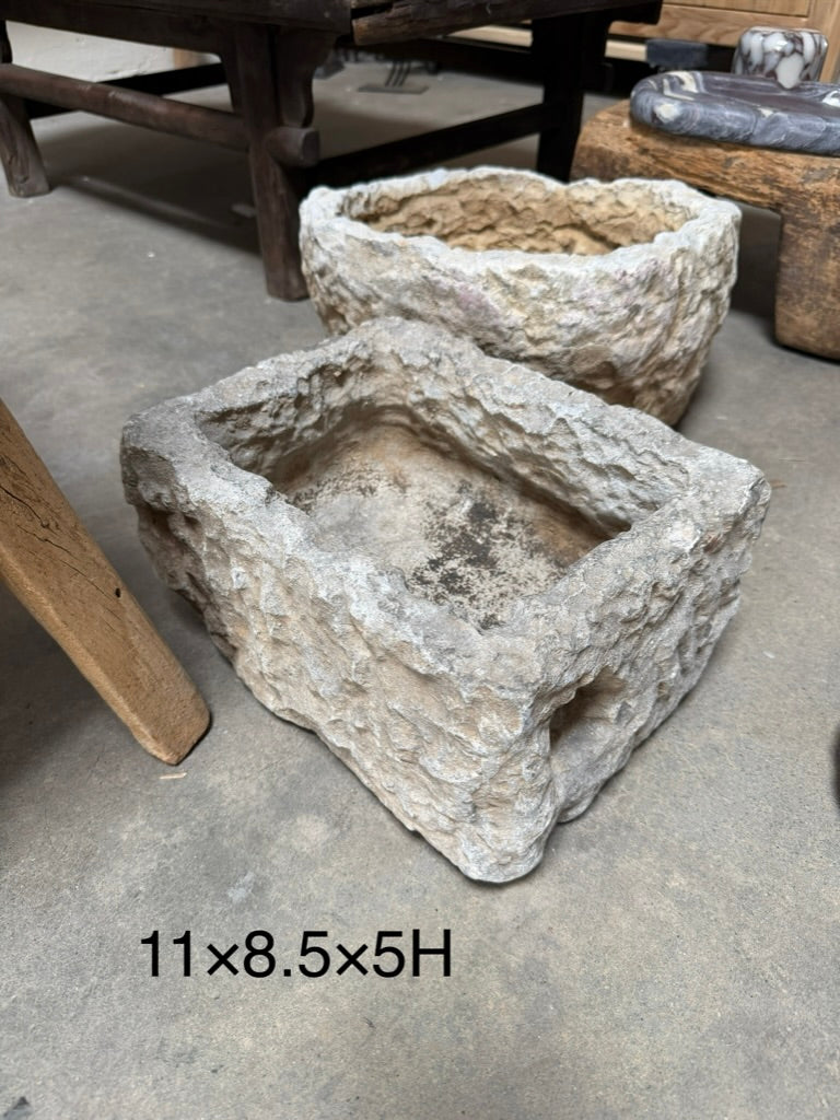 Vintage Stone Bowl Mortar