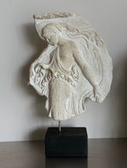 Greek Bacchante Sandstone Sculpture